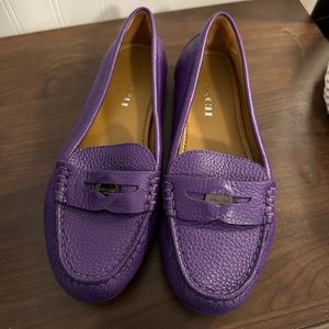 Coach penny loafers, size 7M